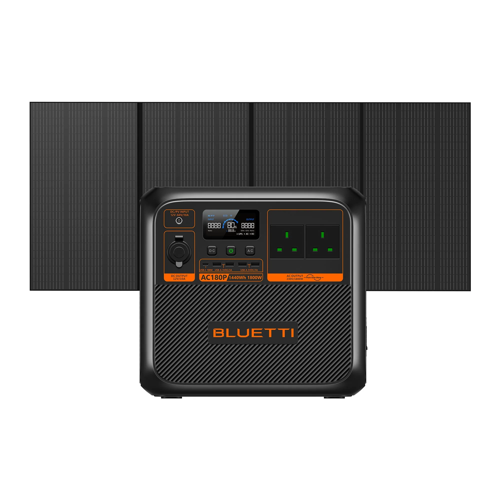 BLUETTI AC180P Portable Power Station | 1,800W 1,440Wh - Image 3
