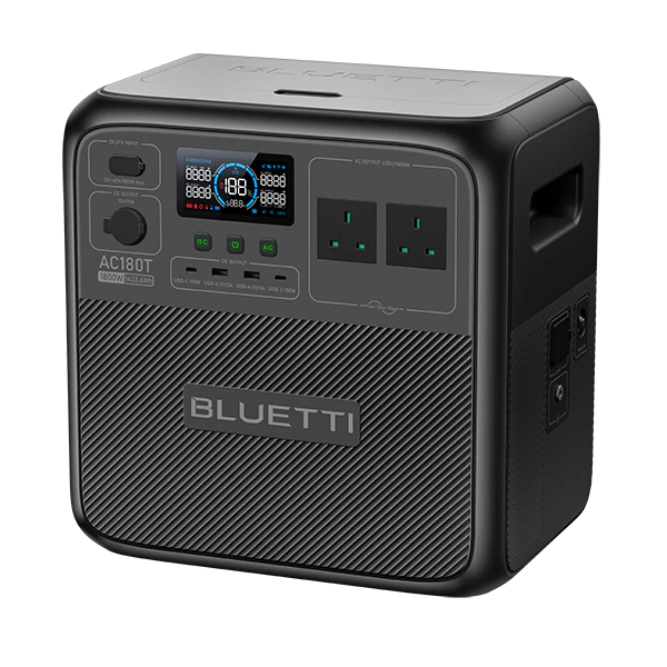 BLUETTI AC180T Solar Portable Power Station | 1,800W 1,433Wh - Image 7