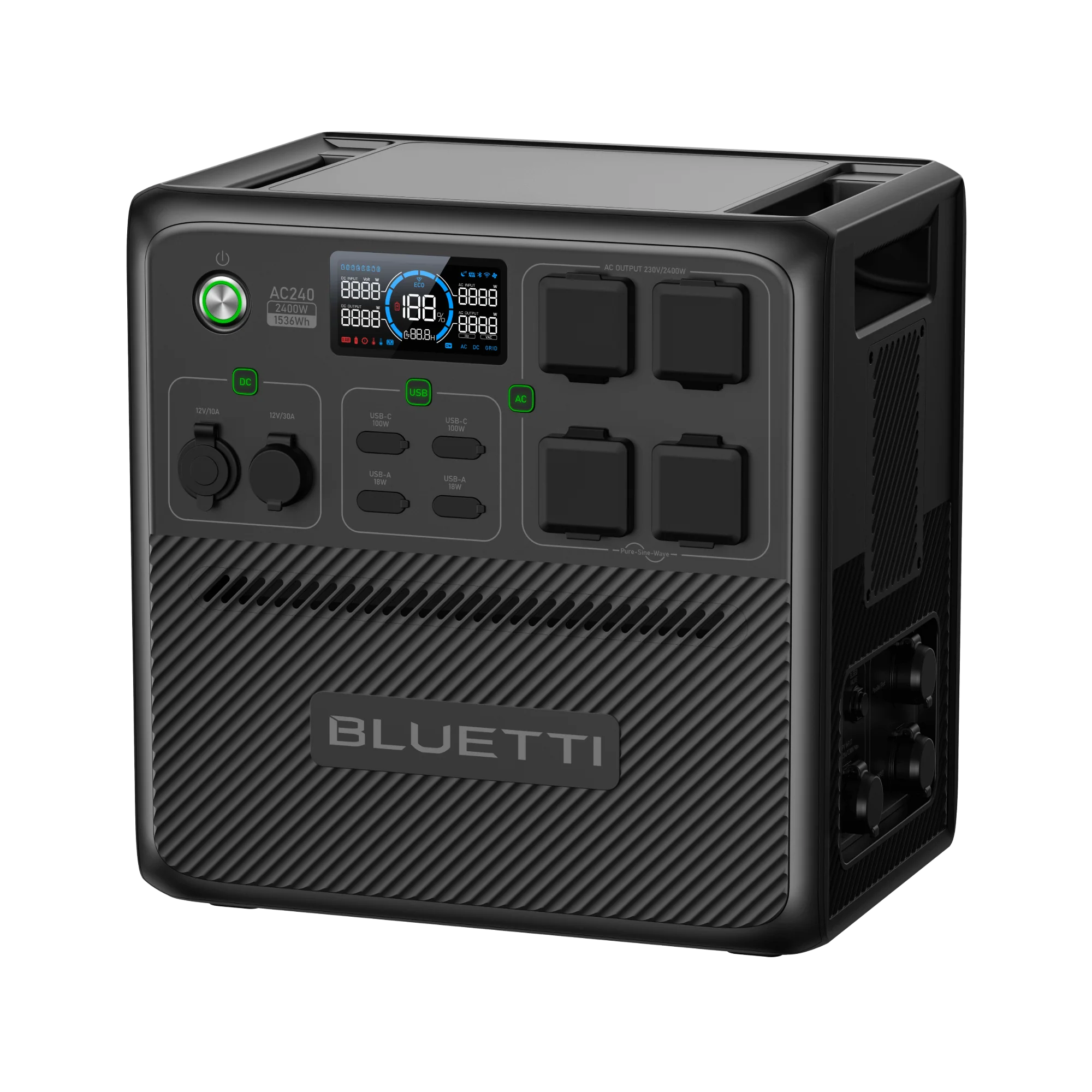 BLUETTI AC240 Portable Power Station | 2,400W 1,536Wh - Image 5
