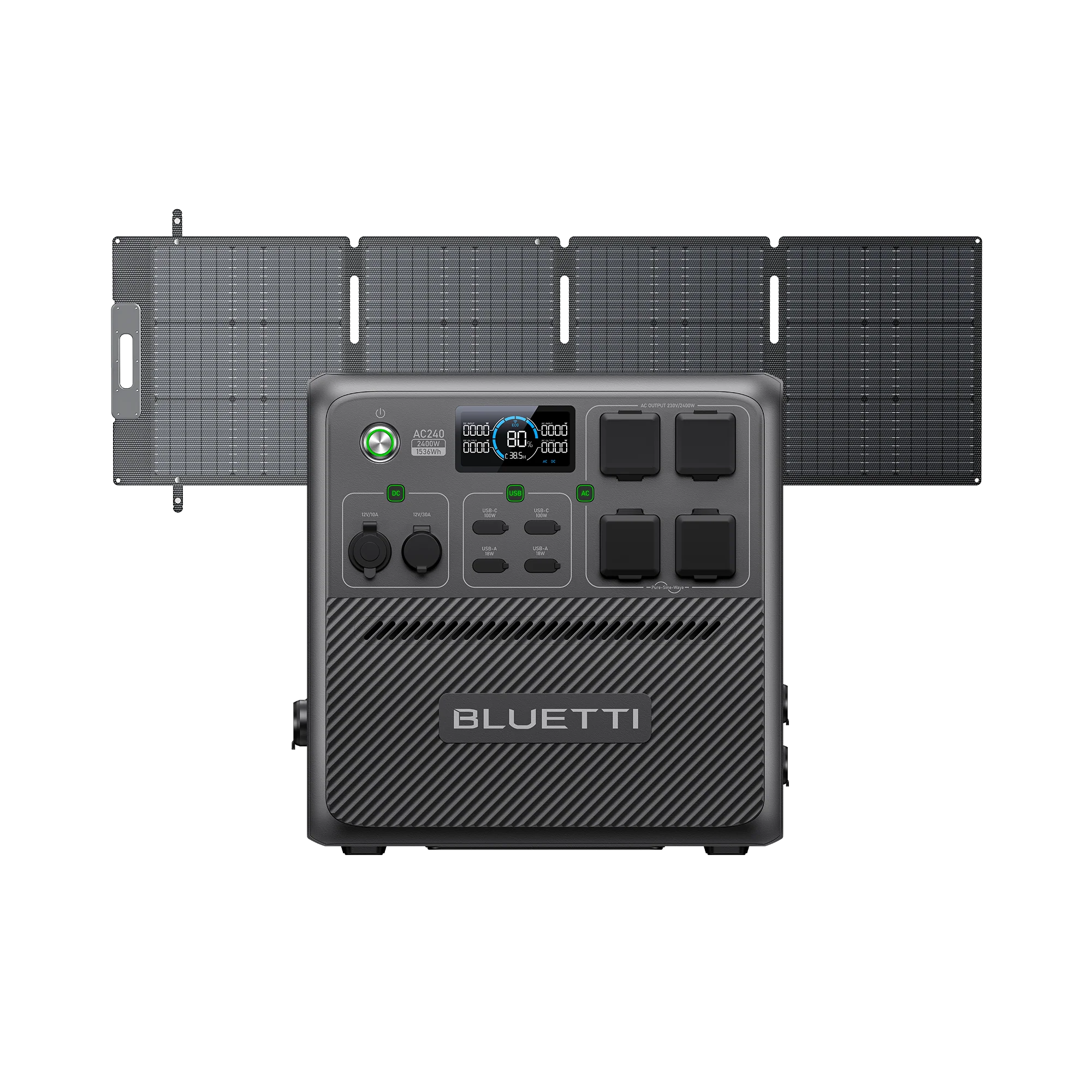 BLUETTI AC240 Portable Power Station | 2,400W 1,536Wh - Image 6