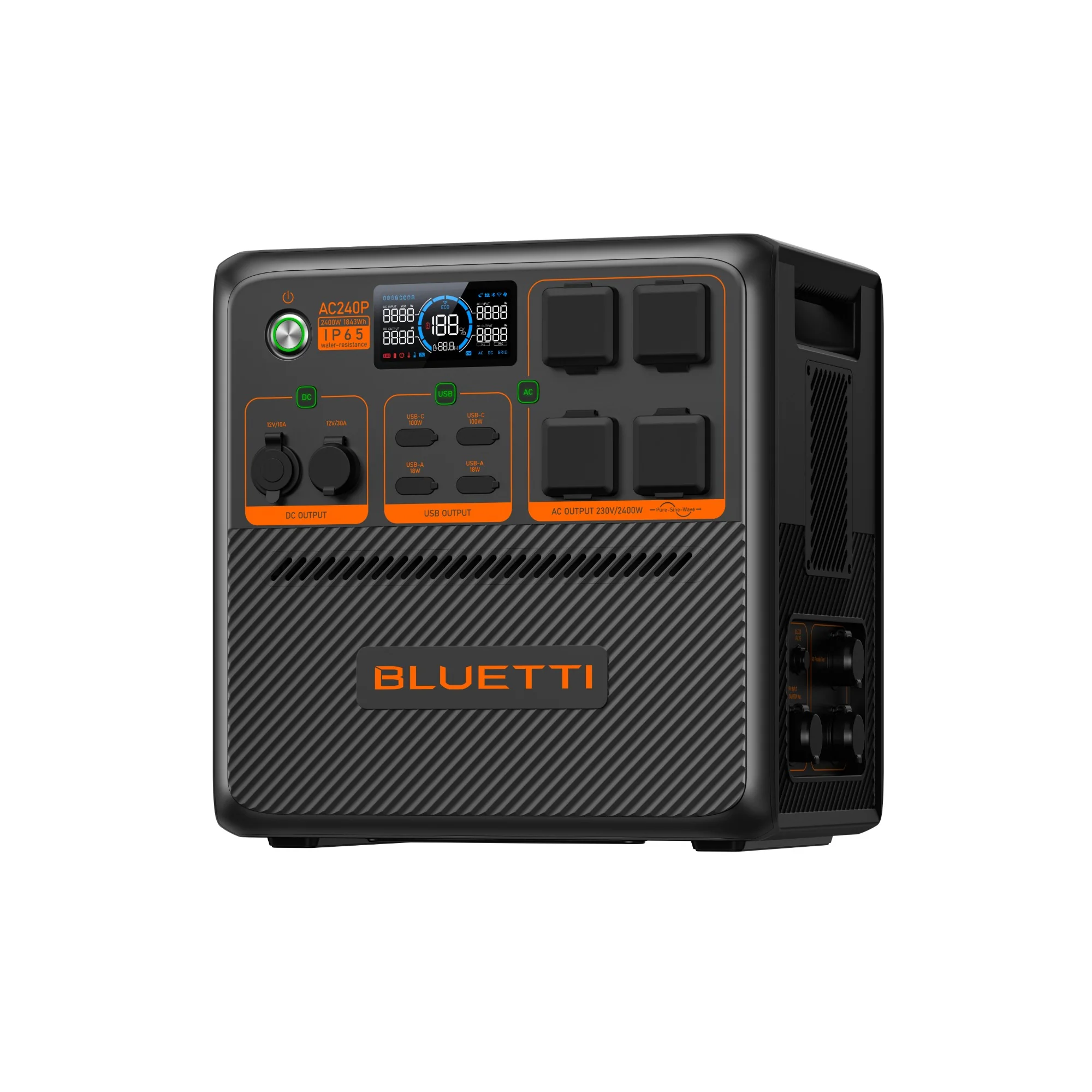 BLUETTI AC240P Portable Power Station | 2,400W 1,843Wh - Image 3