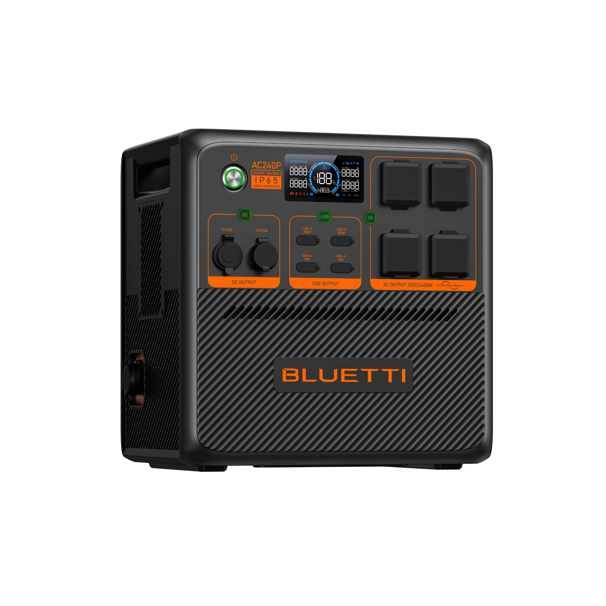 BLUETTI AC240P Portable Power Station | 2,400W 1,843Wh - Image 4