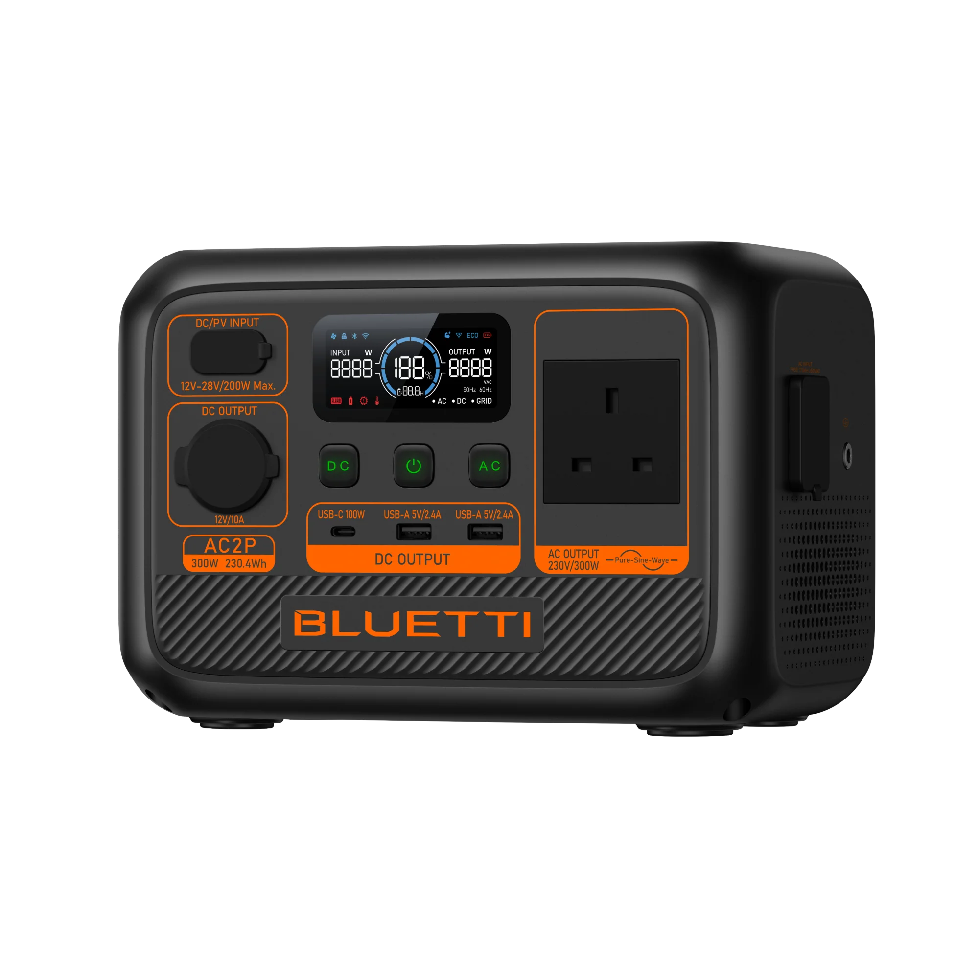 BLUETTI AC2P Portable Power Station | 300W 230Wh - Image 3