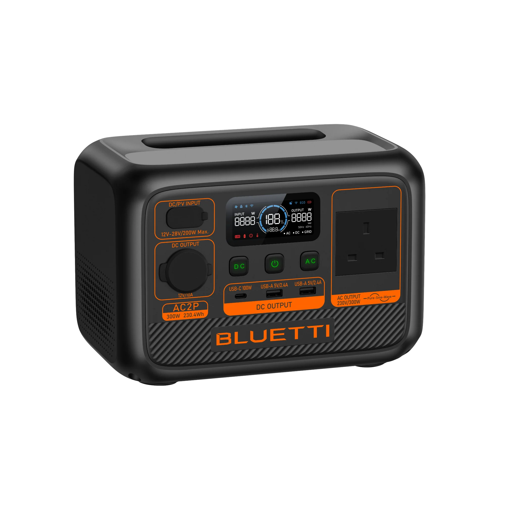 BLUETTI AC2P Portable Power Station | 300W 230Wh - Image 4