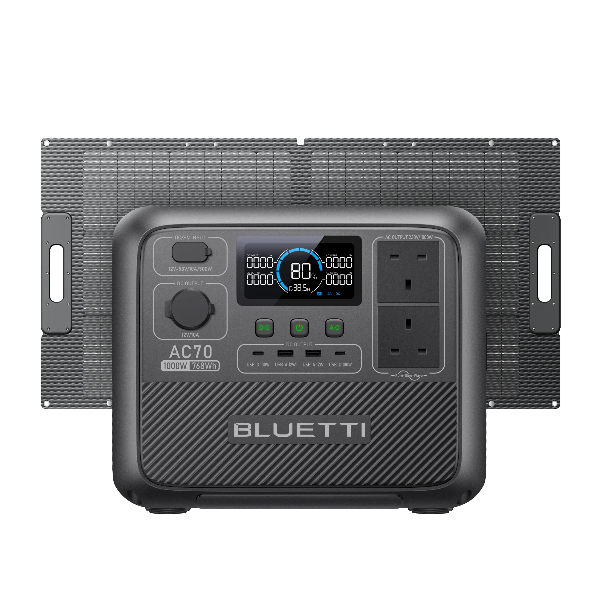 BLUETTI AC70 Portable Power Station | 1,000W 768Wh - Image 9