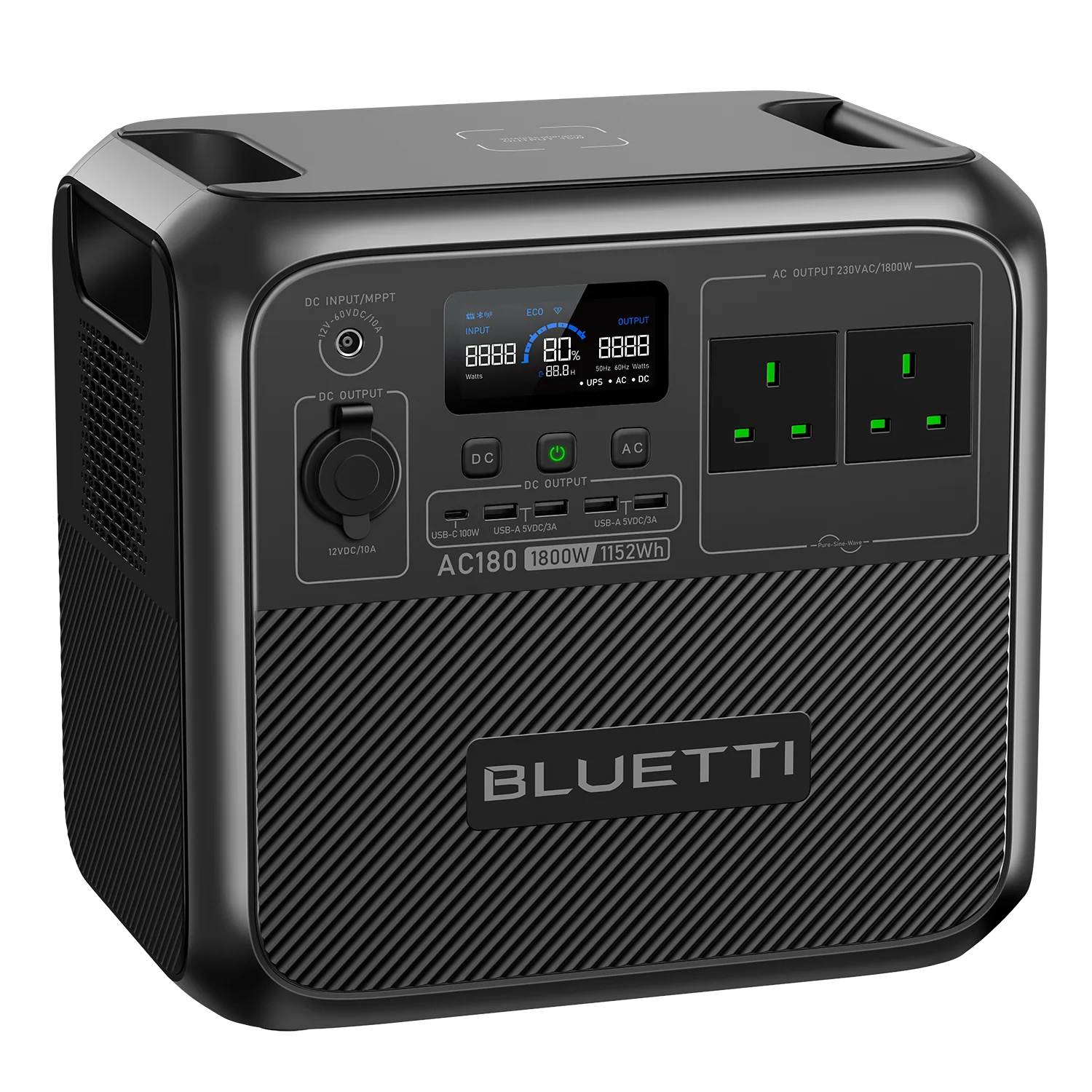 BLUETTI AC180 Portable Power Station | 1,800W 1,152Wh - Image 3