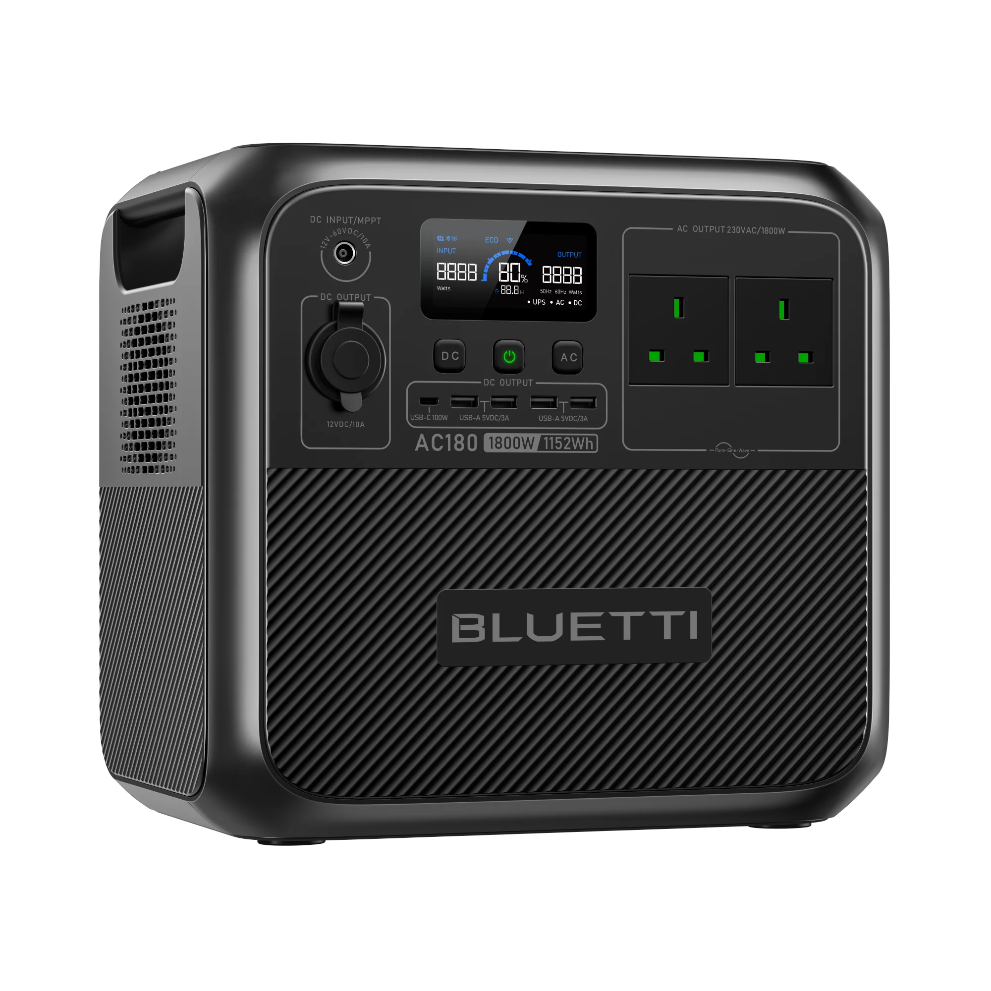 BLUETTI AC180 Portable Power Station | 1,800W 1,152Wh - Image 4