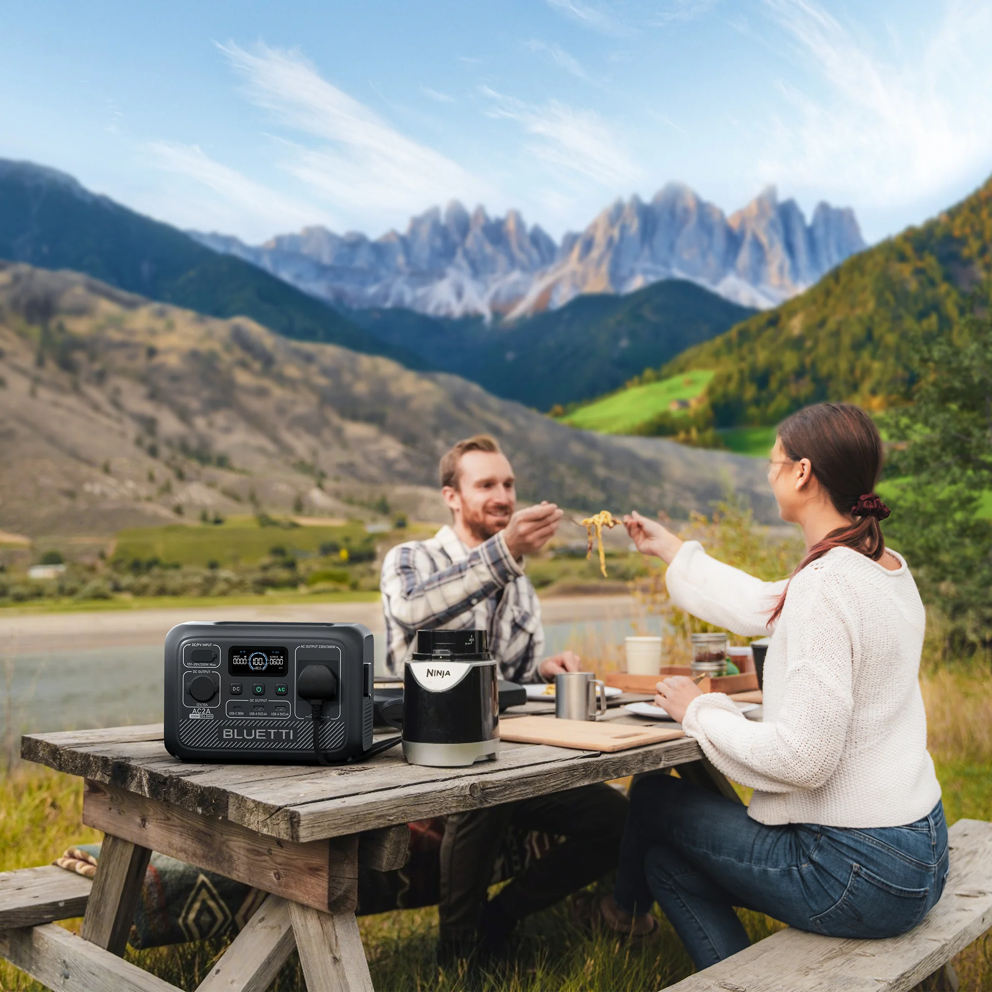 BLUETTI AC2A Portable Power Station | 300W 204Wh - Image 7
