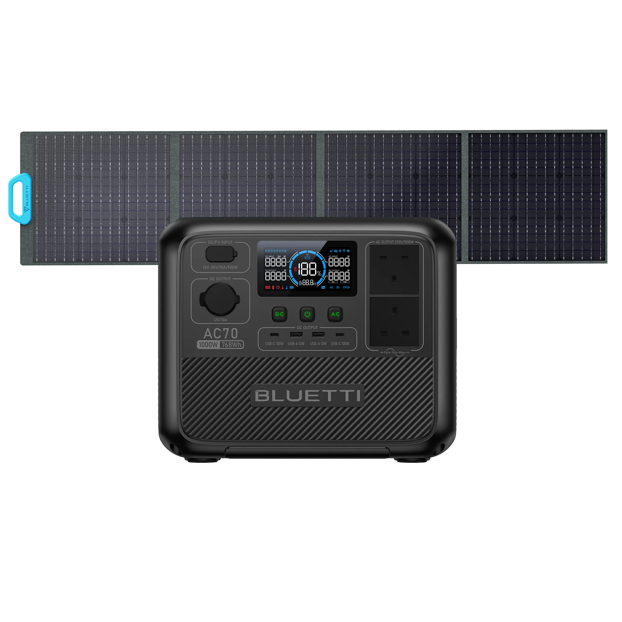 BLUETTI AC70 Portable Power Station | 1,000W 768Wh - Image 11