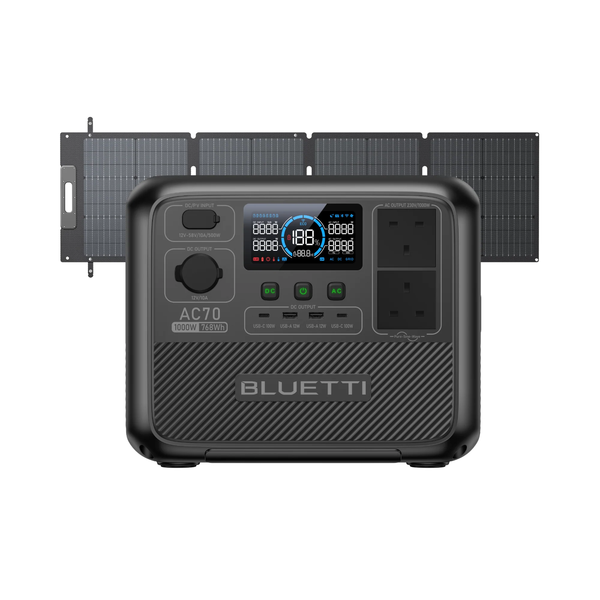 BLUETTI AC70 Portable Power Station | 1,000W 768Wh - Image 12