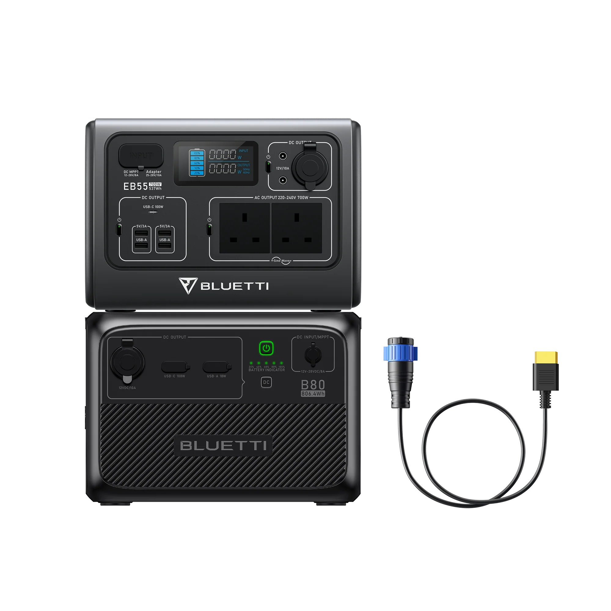 BLUETTI EB55 Portable Power Station | 700W 537Wh - Image 10