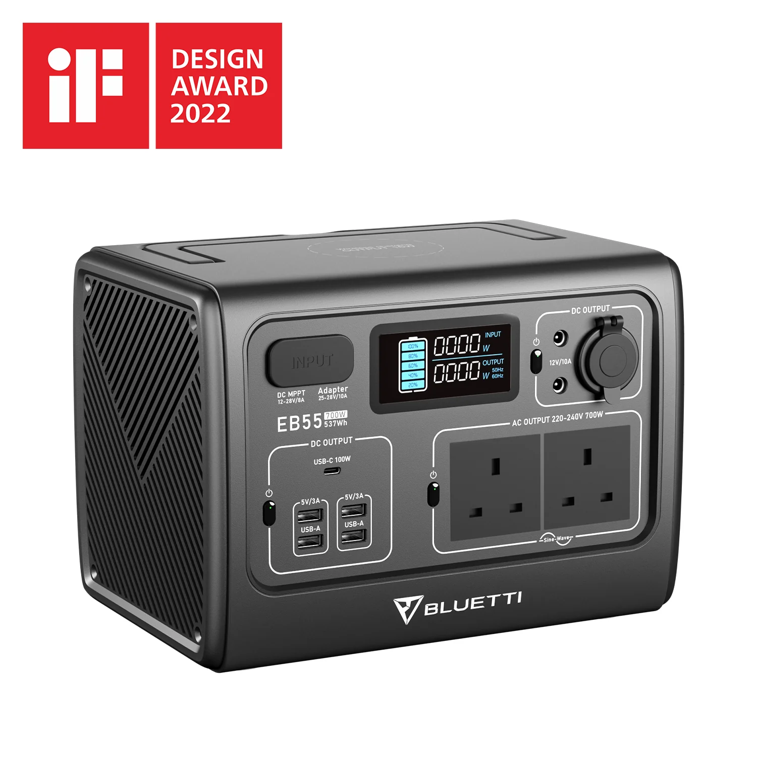 BLUETTI EB55 Portable Power Station | 700W 537Wh - Image 6
