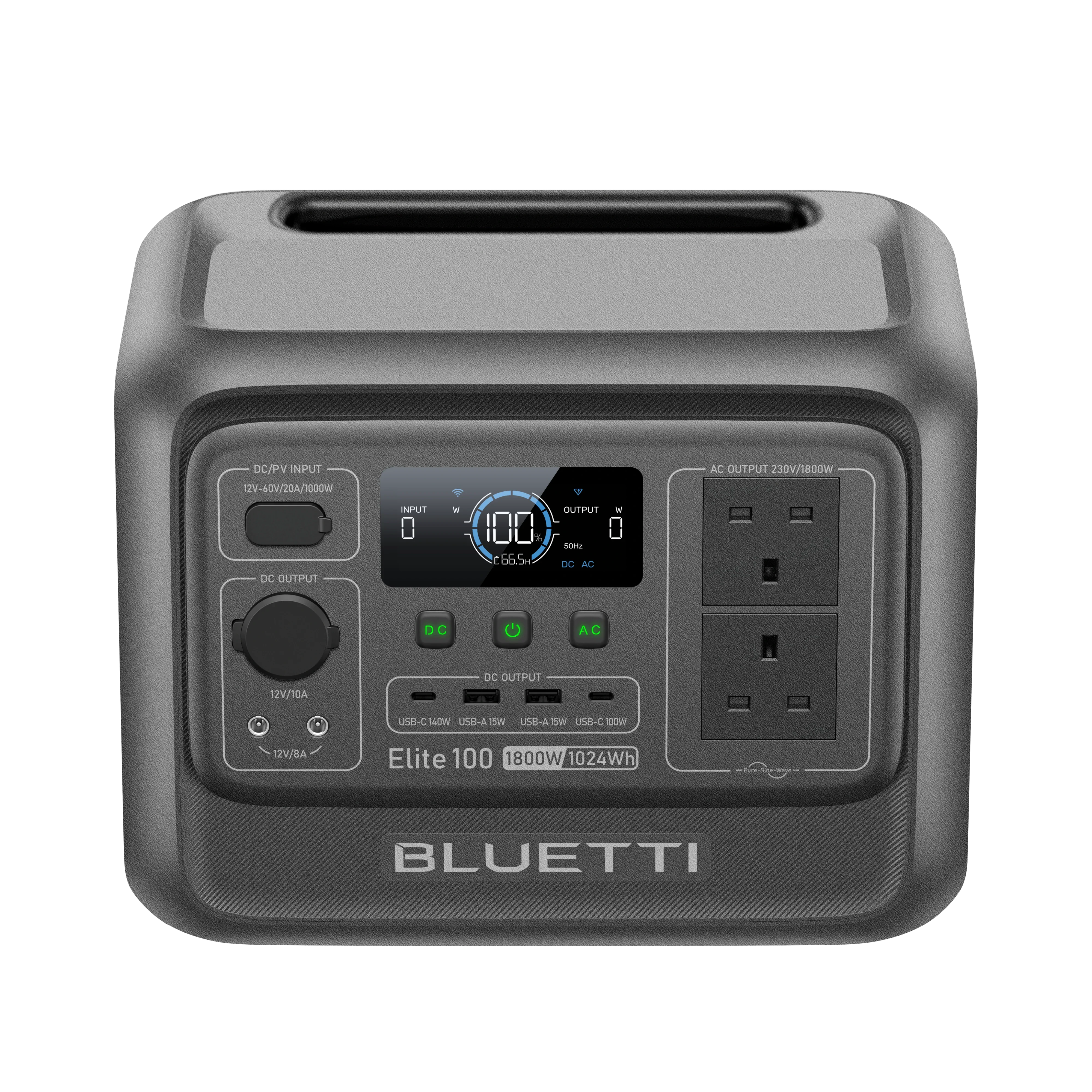 BLUETTI Elite 100 V2 Portable Power Station | 1,024Wh 1,800W - Image 5