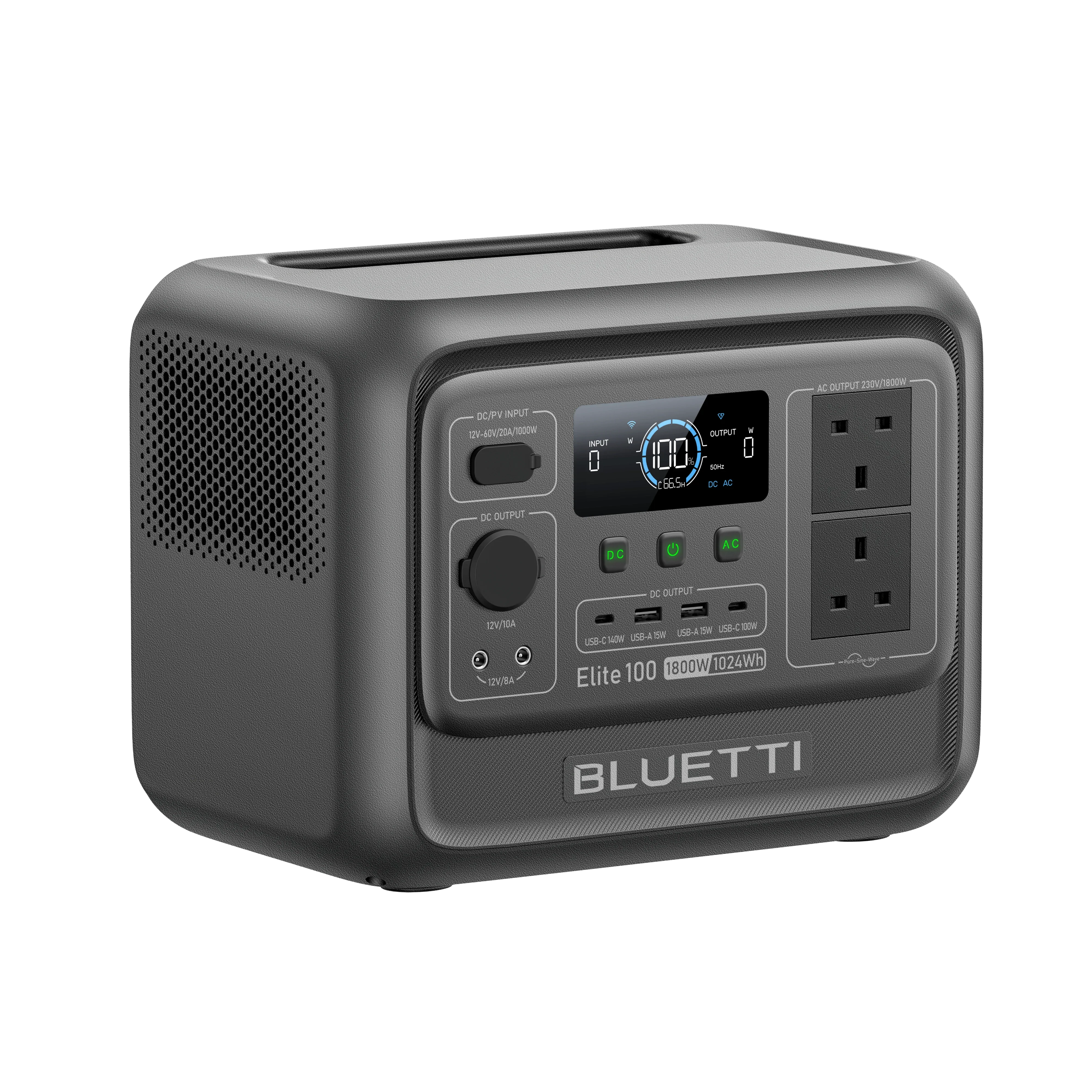 BLUETTI Elite 100 V2 Portable Power Station | 1,024Wh 1,800W - Image 6