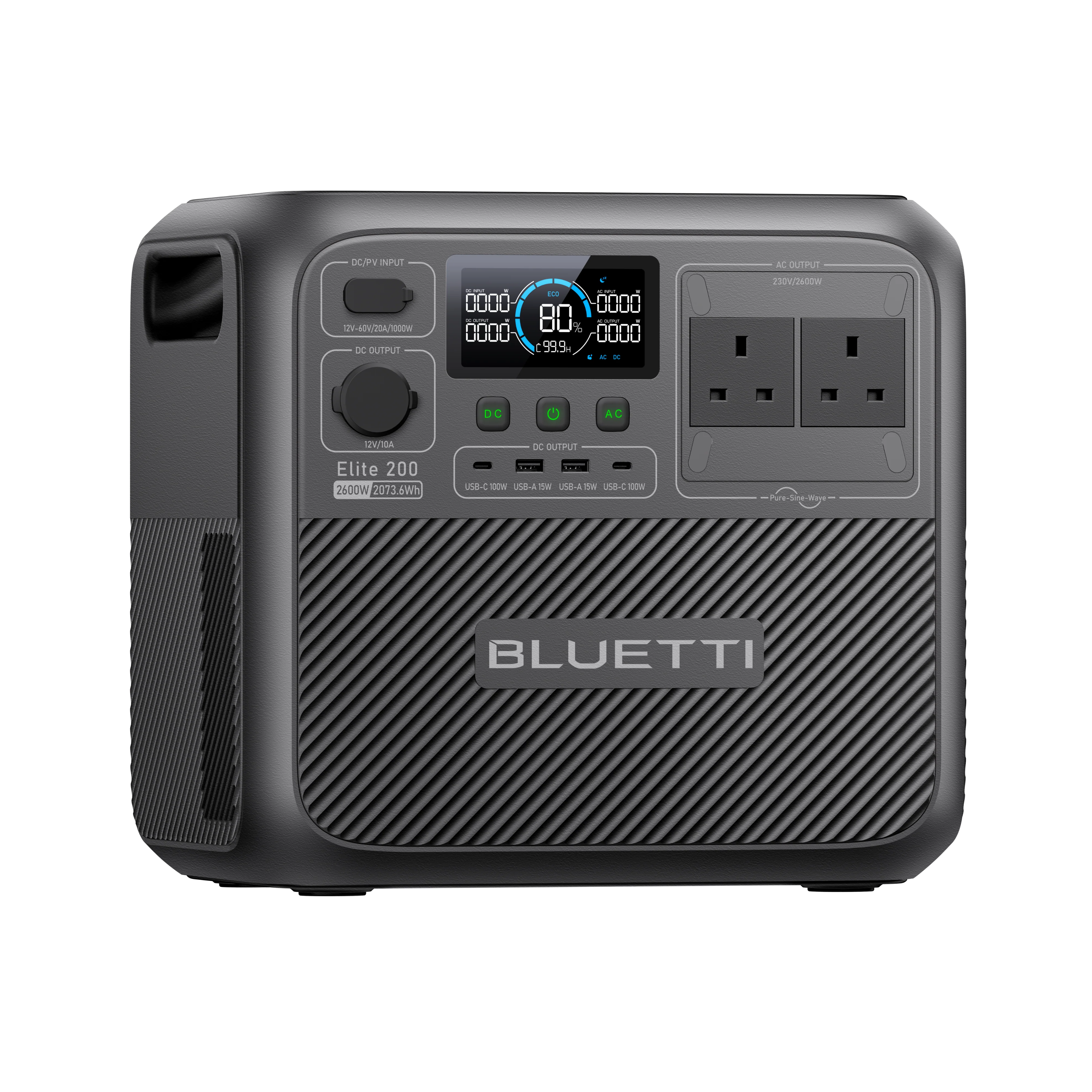 BLUETTI Elite 200 V2 Portable Power Station | 2,073.6Wh 2,600W - Image 3