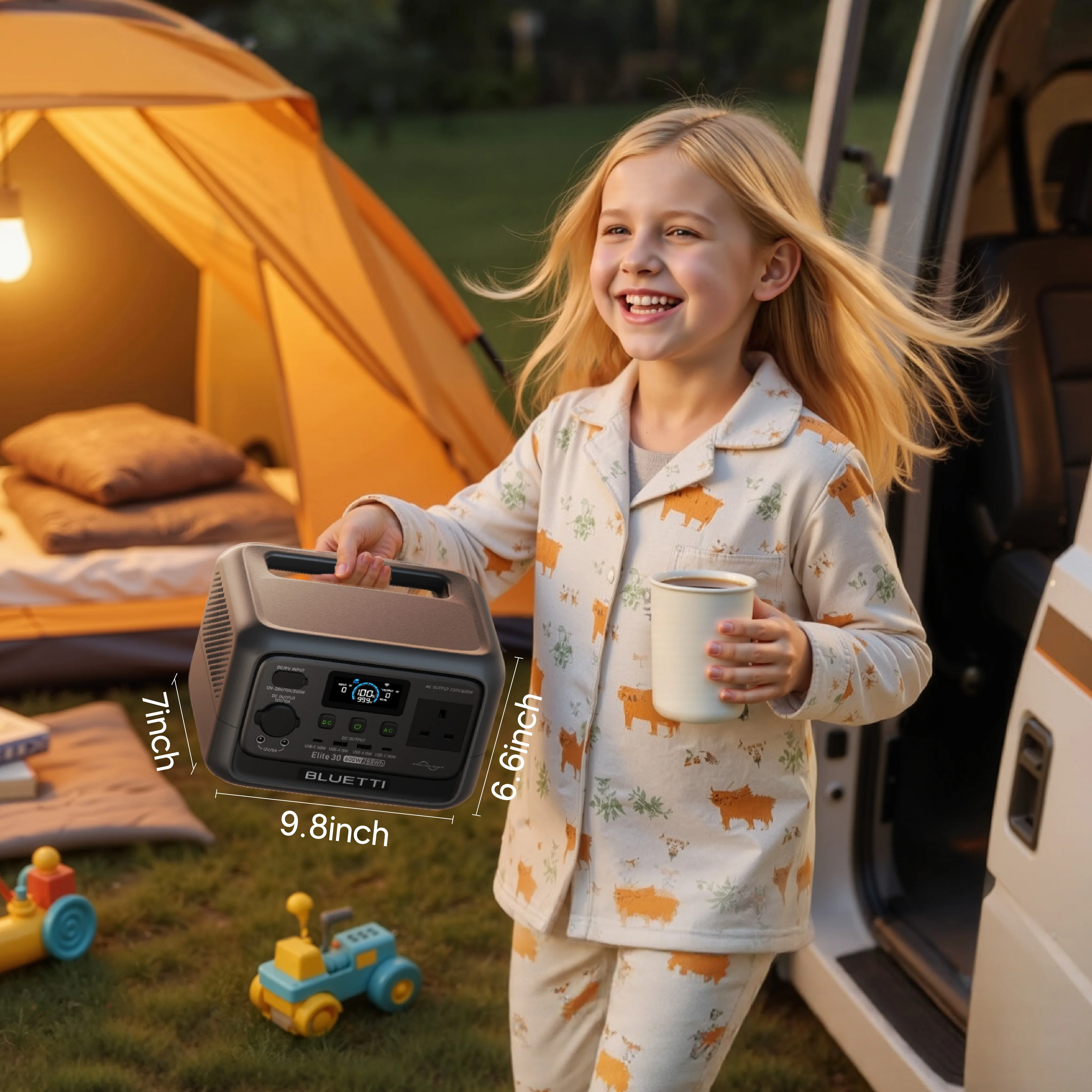 BLUETTI Elite 30 V2 Portable Power Station | 600W 288Wh - Image 10