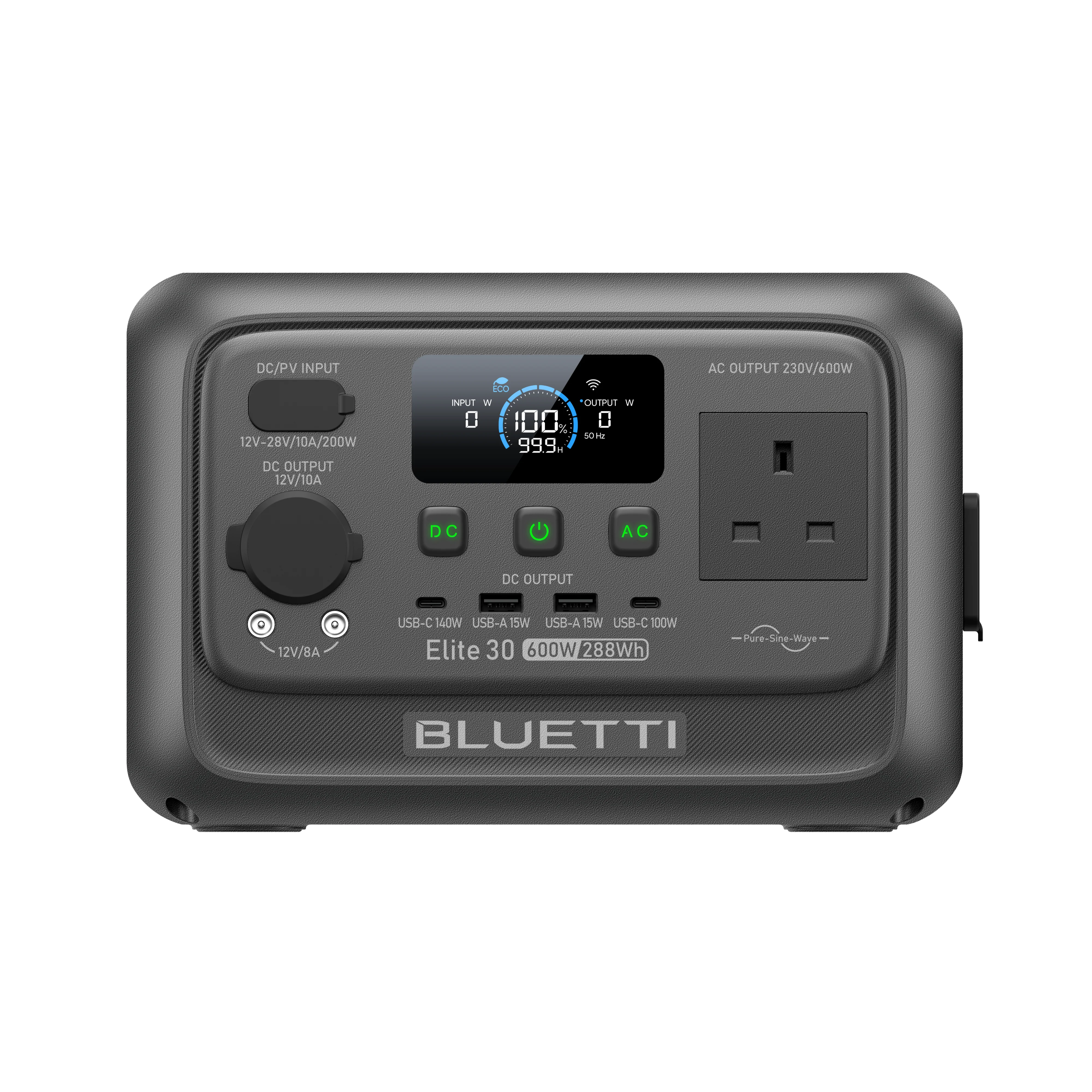 BLUETTI Elite 30 V2 Portable Power Station | 600W 288Wh - Image 12