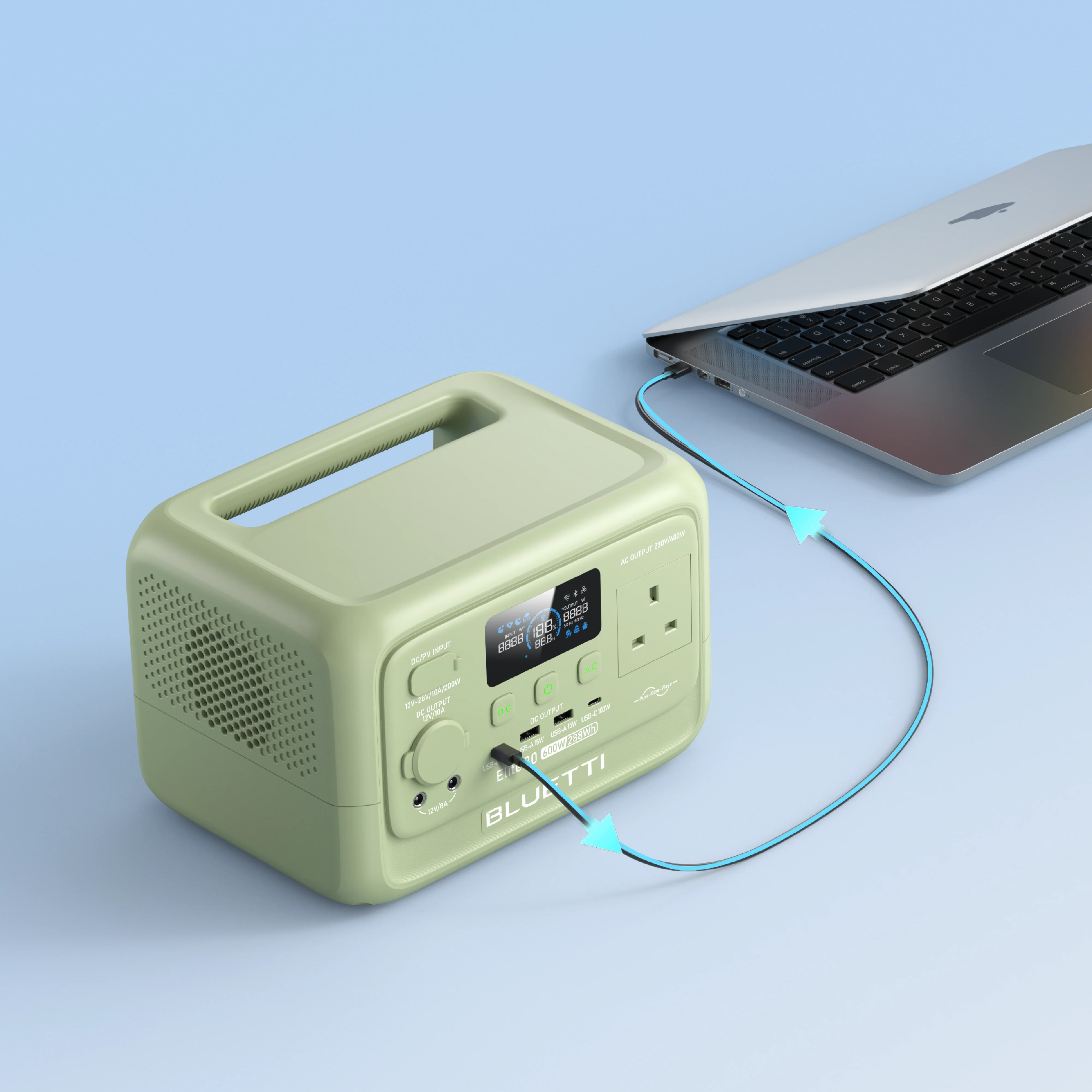 BLUETTI Elite 30 V2 Portable Power Station | 600W 288Wh - Image 15