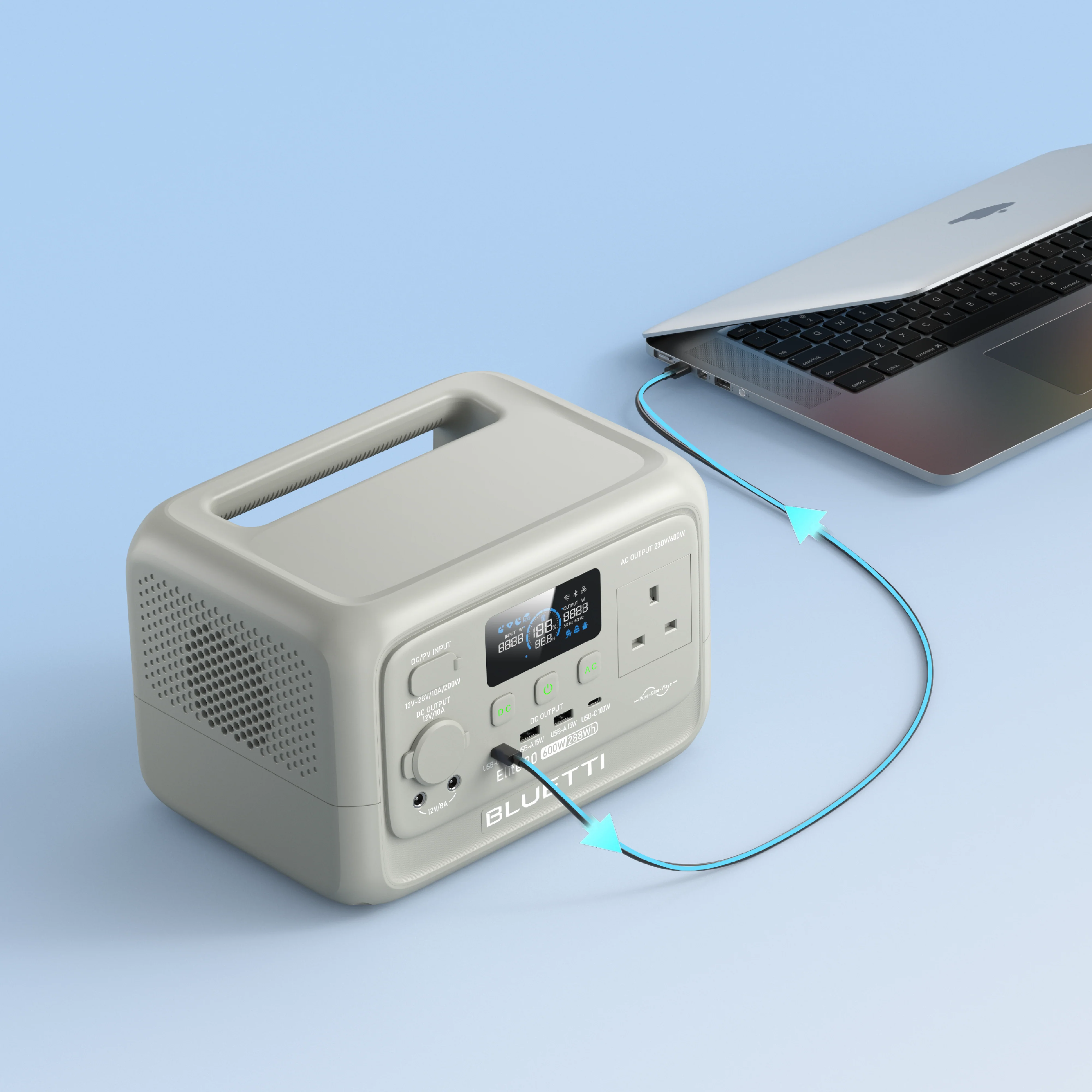 BLUETTI Elite 30 V2 Portable Power Station | 600W 288Wh - Image 16