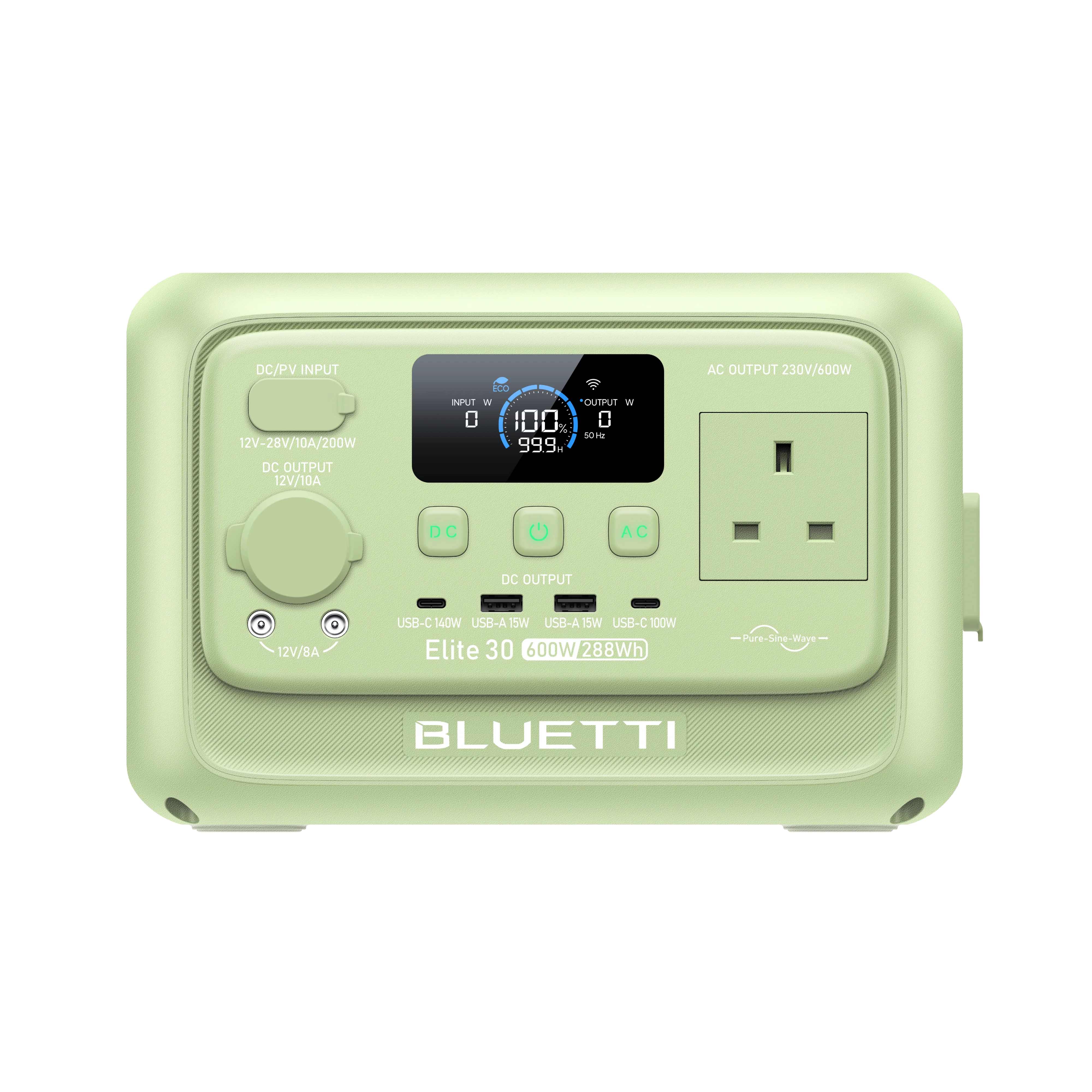 BLUETTI Elite 30 V2 Portable Power Station | 600W 288Wh - Image 3