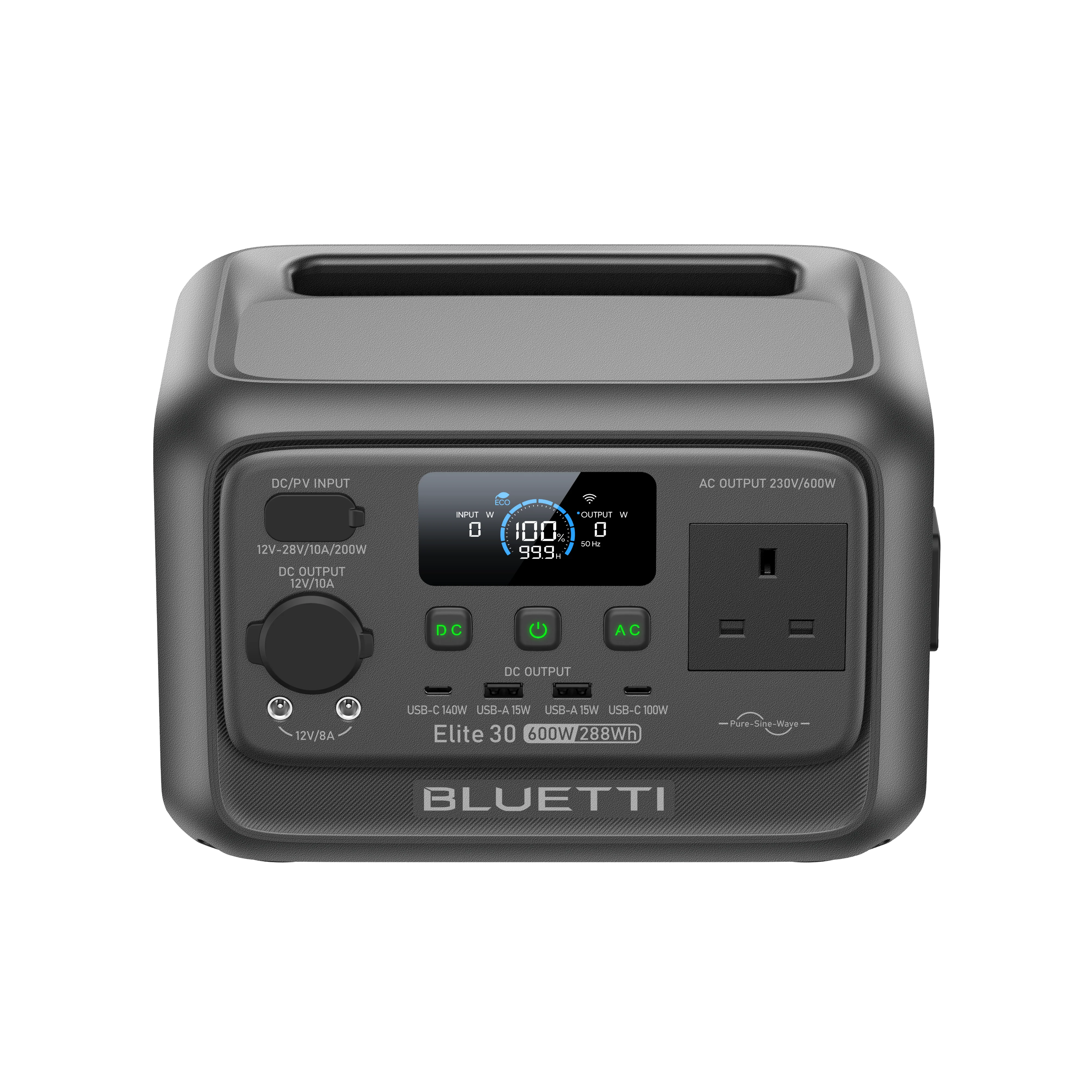 BLUETTI Elite 30 V2 Portable Power Station | 600W 288Wh - Image 5