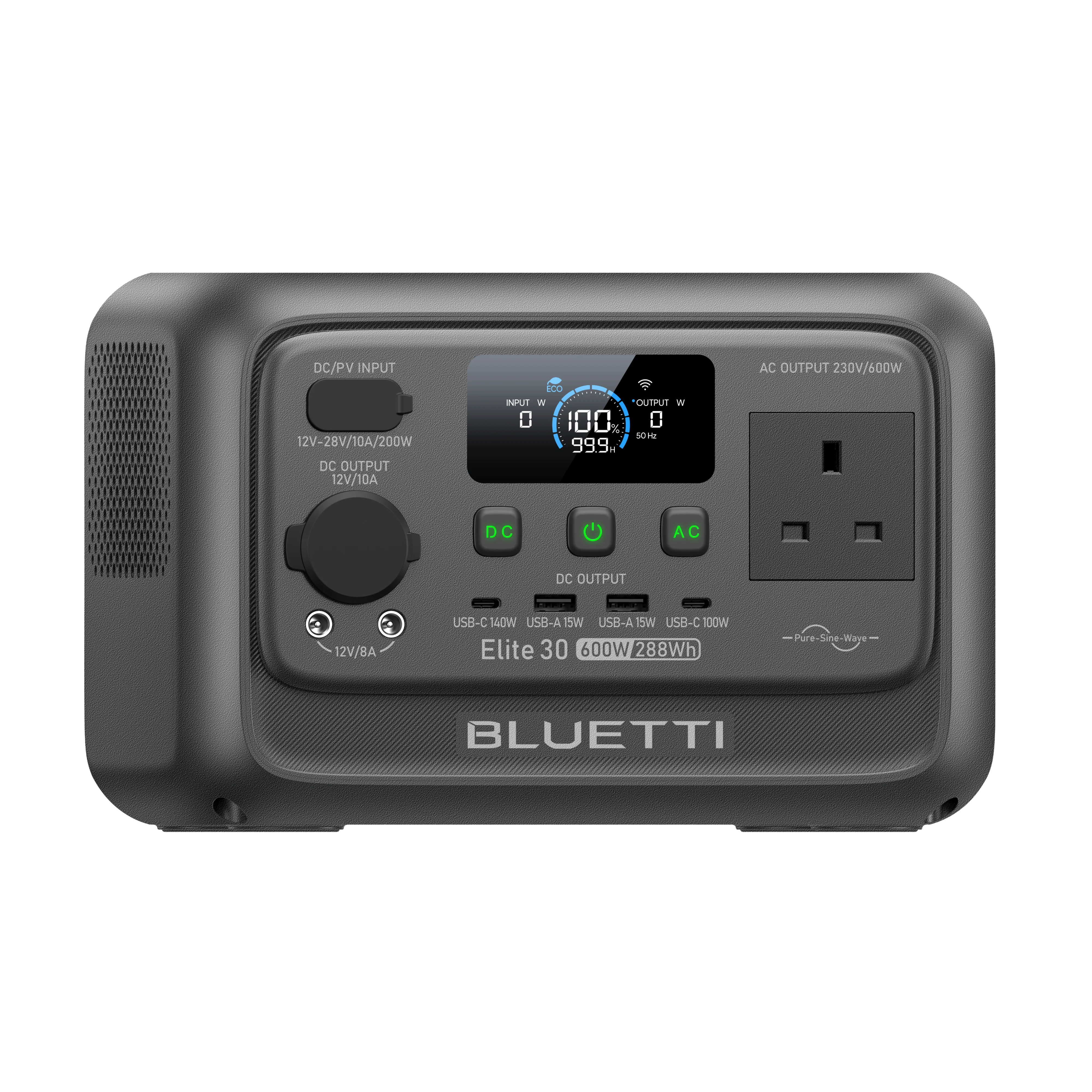 BLUETTI Elite 30 V2 Portable Power Station | 600W 288Wh - Image 6