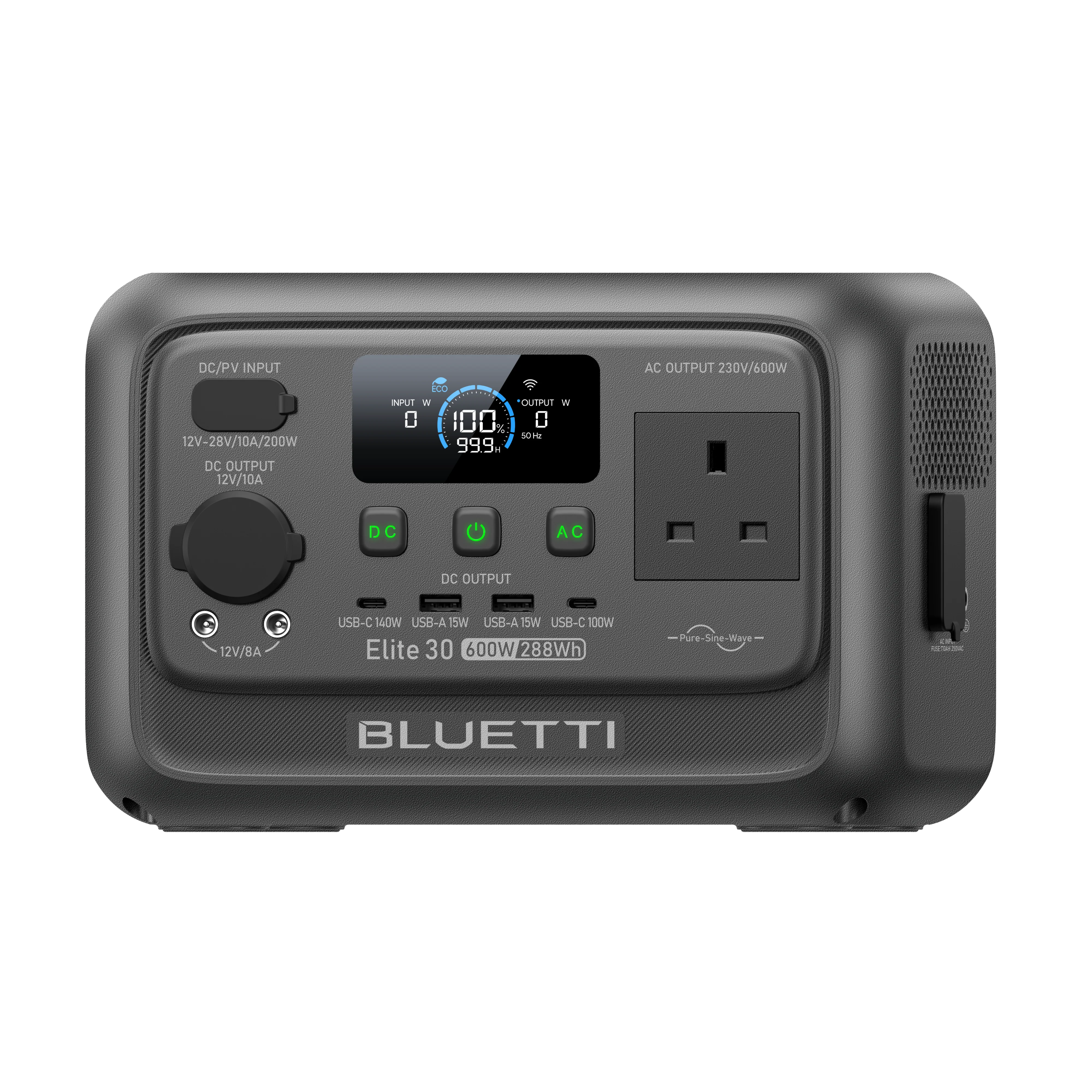 BLUETTI Elite 30 V2 Portable Power Station | 600W 288Wh - Image 7