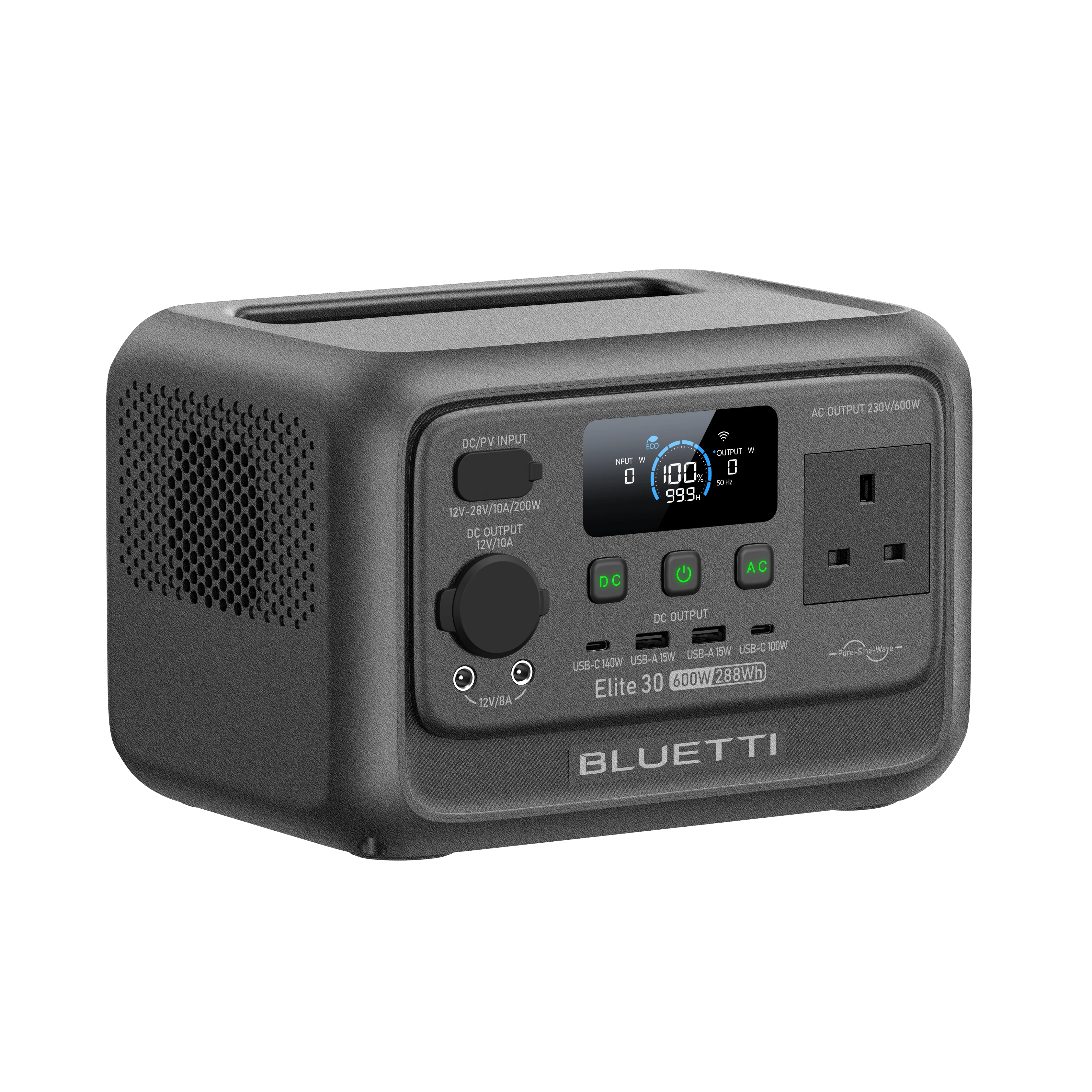 BLUETTI Elite 30 V2 Portable Power Station | 600W 288Wh - Image 8