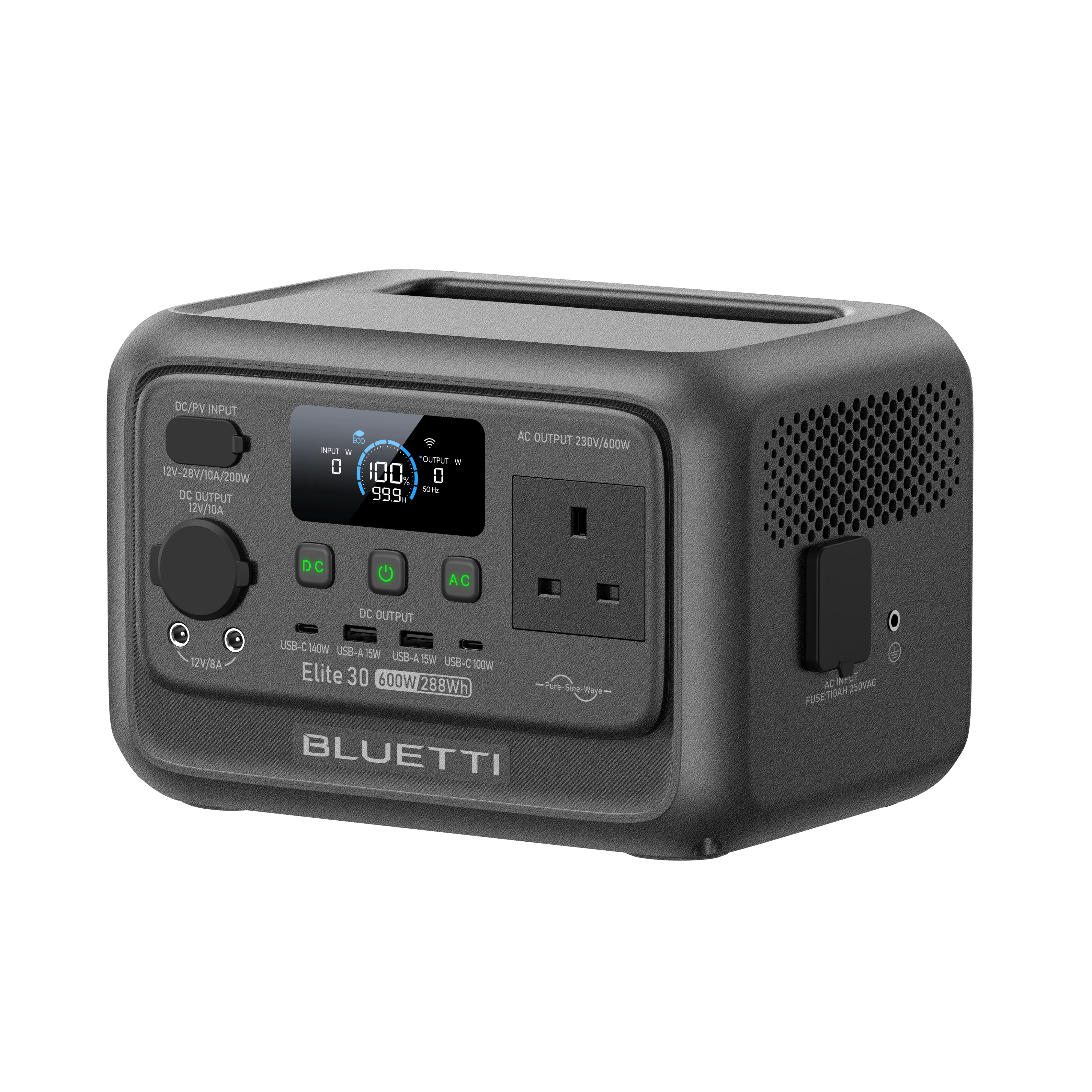 BLUETTI Elite 30 V2 Portable Power Station | 600W 288Wh - Image 9