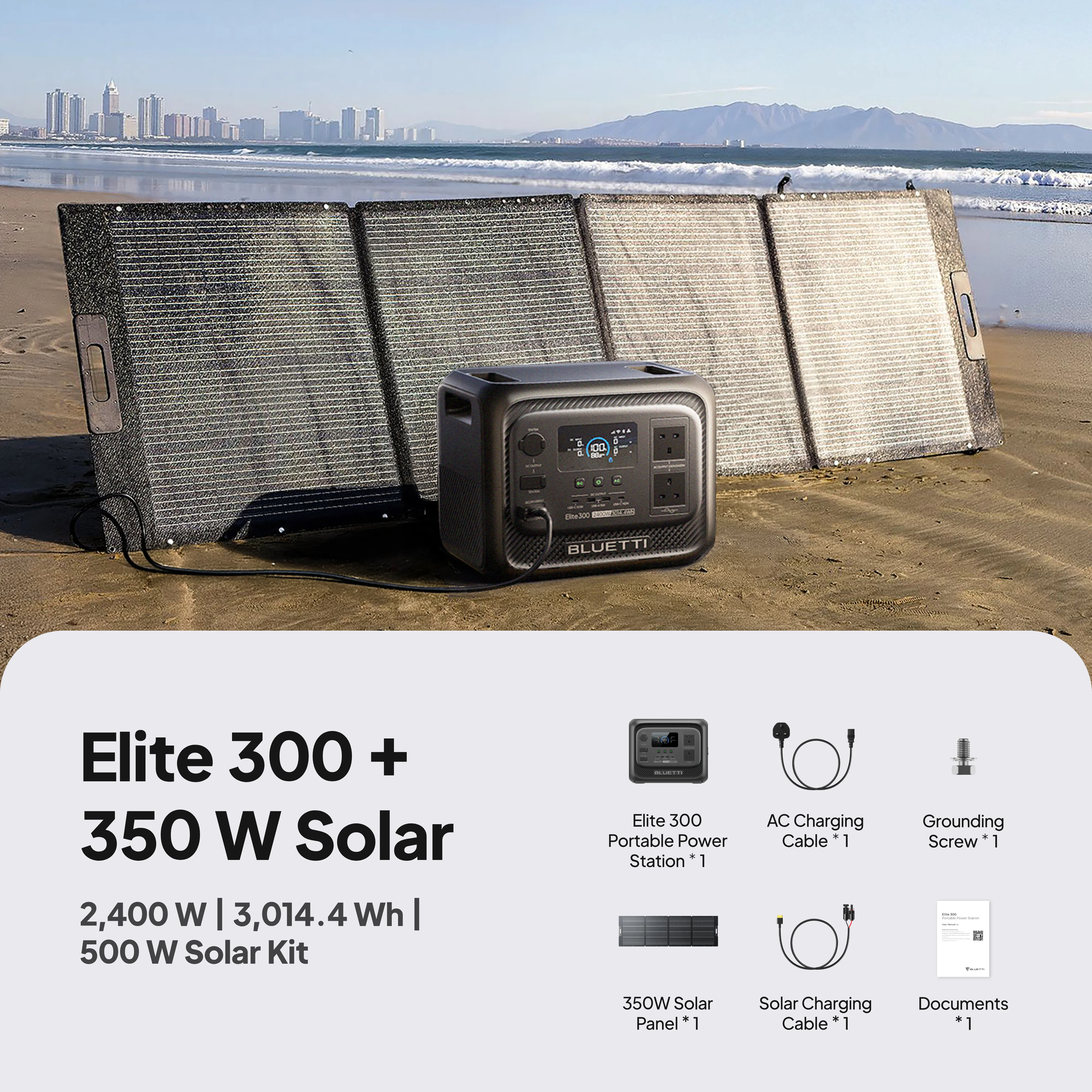 BLUETTI Elite 300 Portable Power Station | 2,400 W 3,014.4 Wh - Image 13