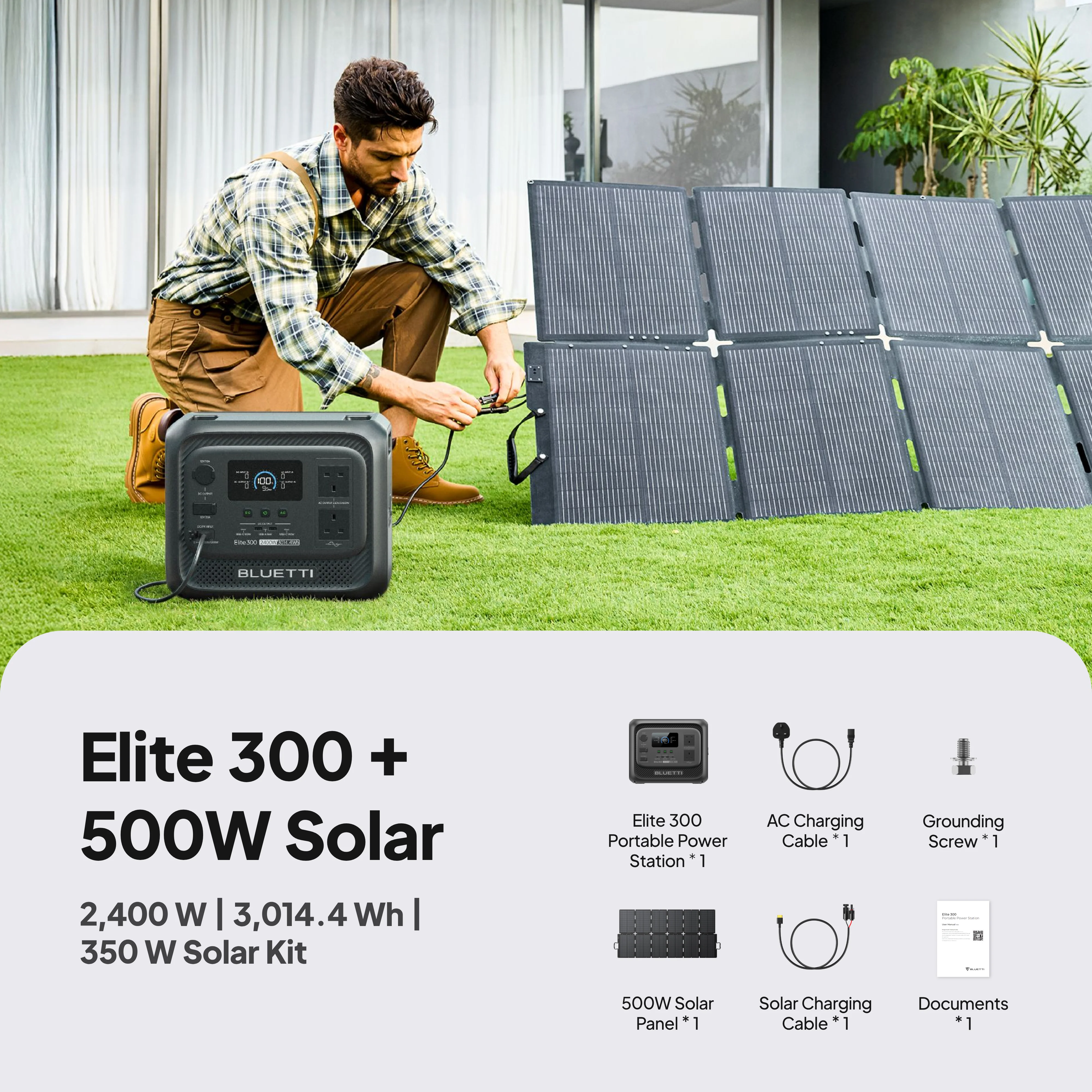BLUETTI Elite 300 Portable Power Station | 2,400 W 3,014.4 Wh - Image 14
