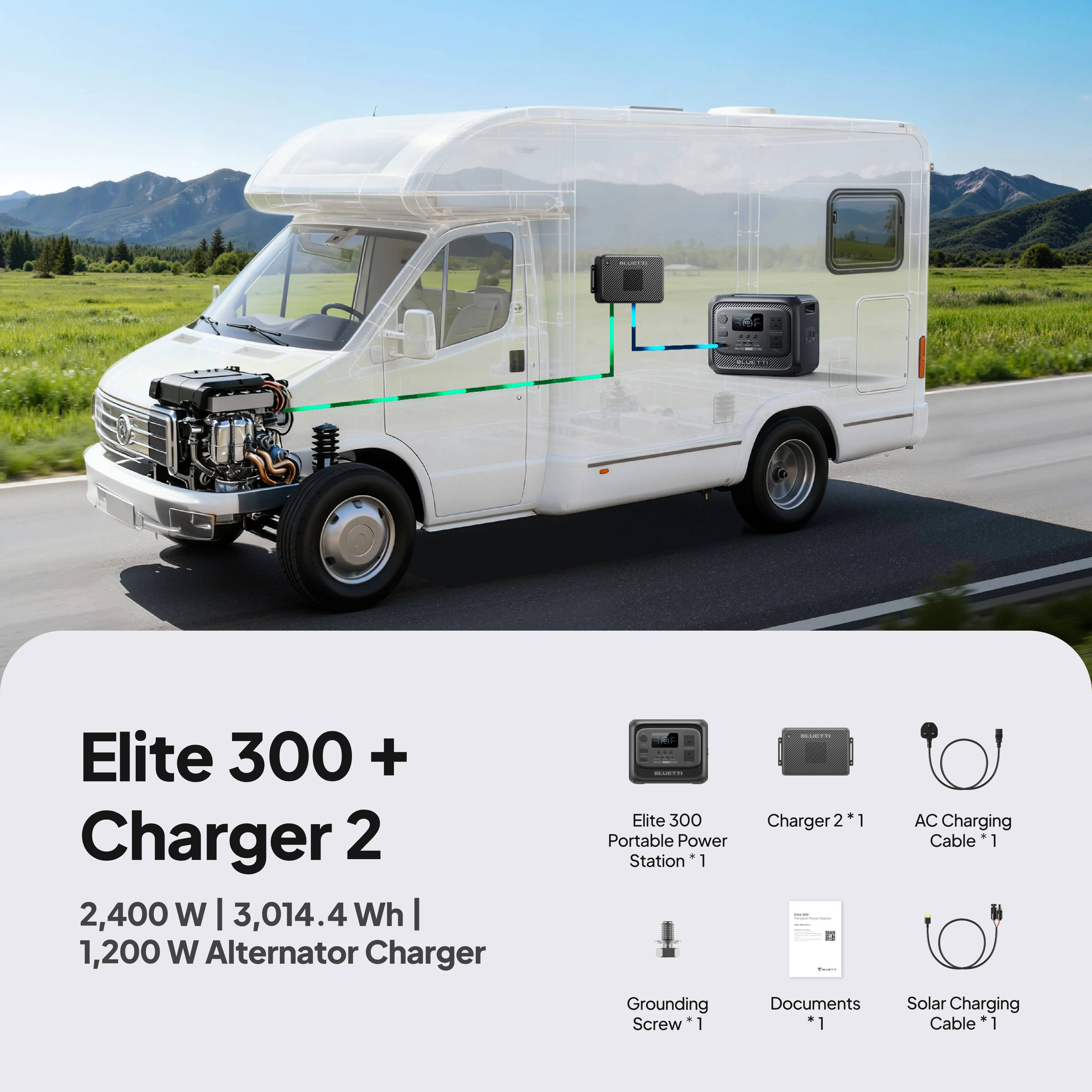 BLUETTI Elite 300 Portable Power Station | 2,400 W 3,014.4 Wh - Image 15
