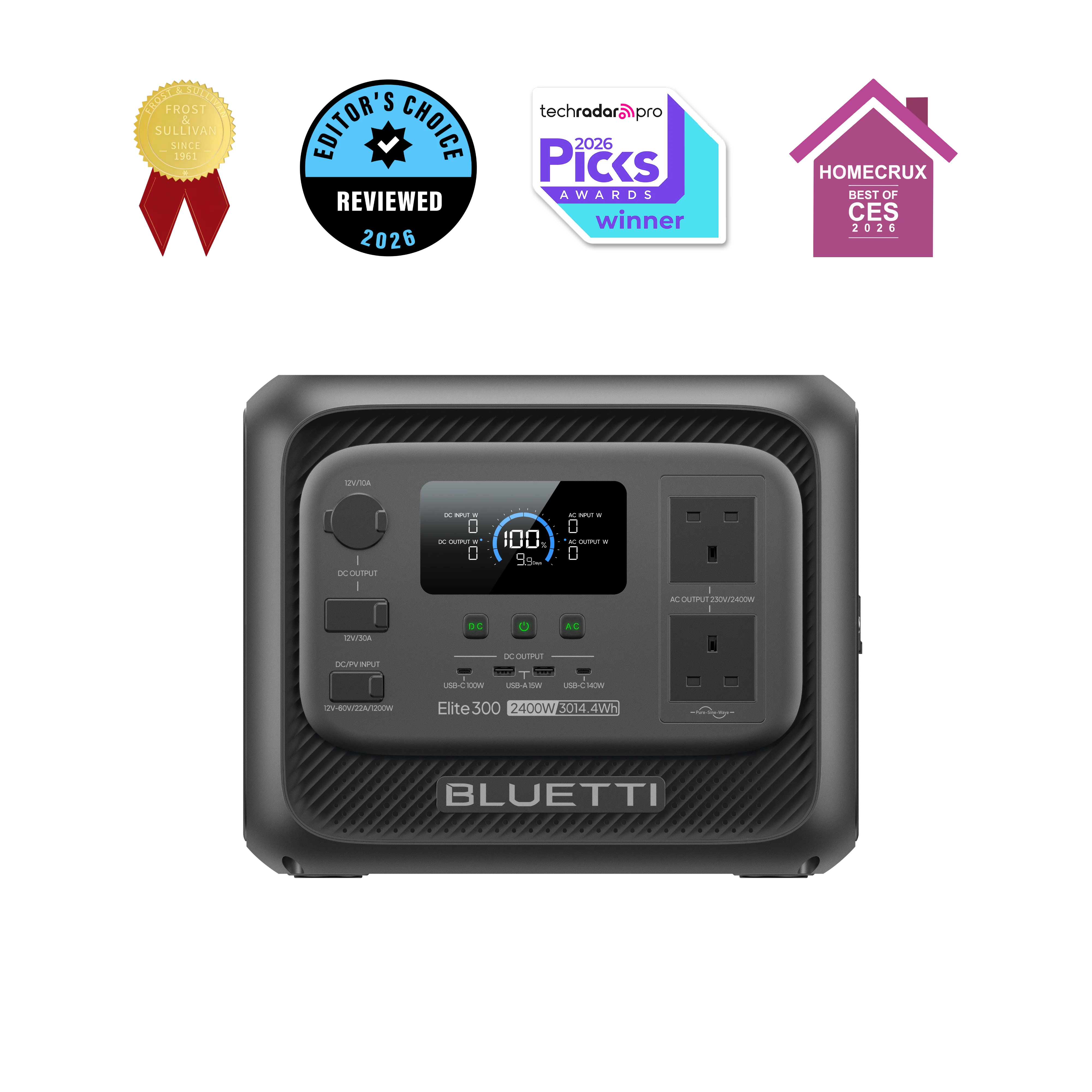 BLUETTI Elite 300 Portable Power Station | 2,400 W 3,014.4 Wh - Image 7