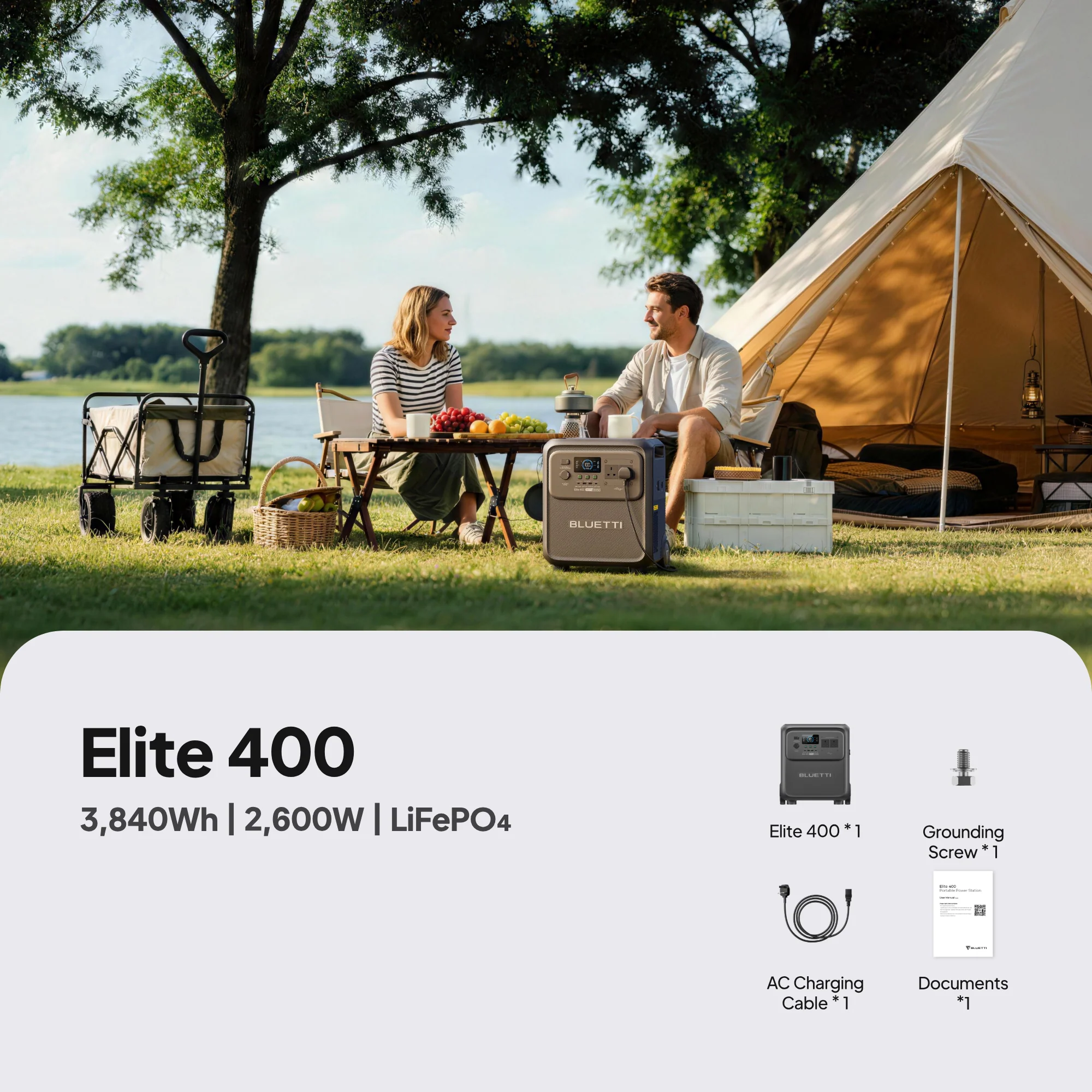 BLUETTI Elite 400 Portable Power Station | 2,600 W, 3,840 Wh - Image 17