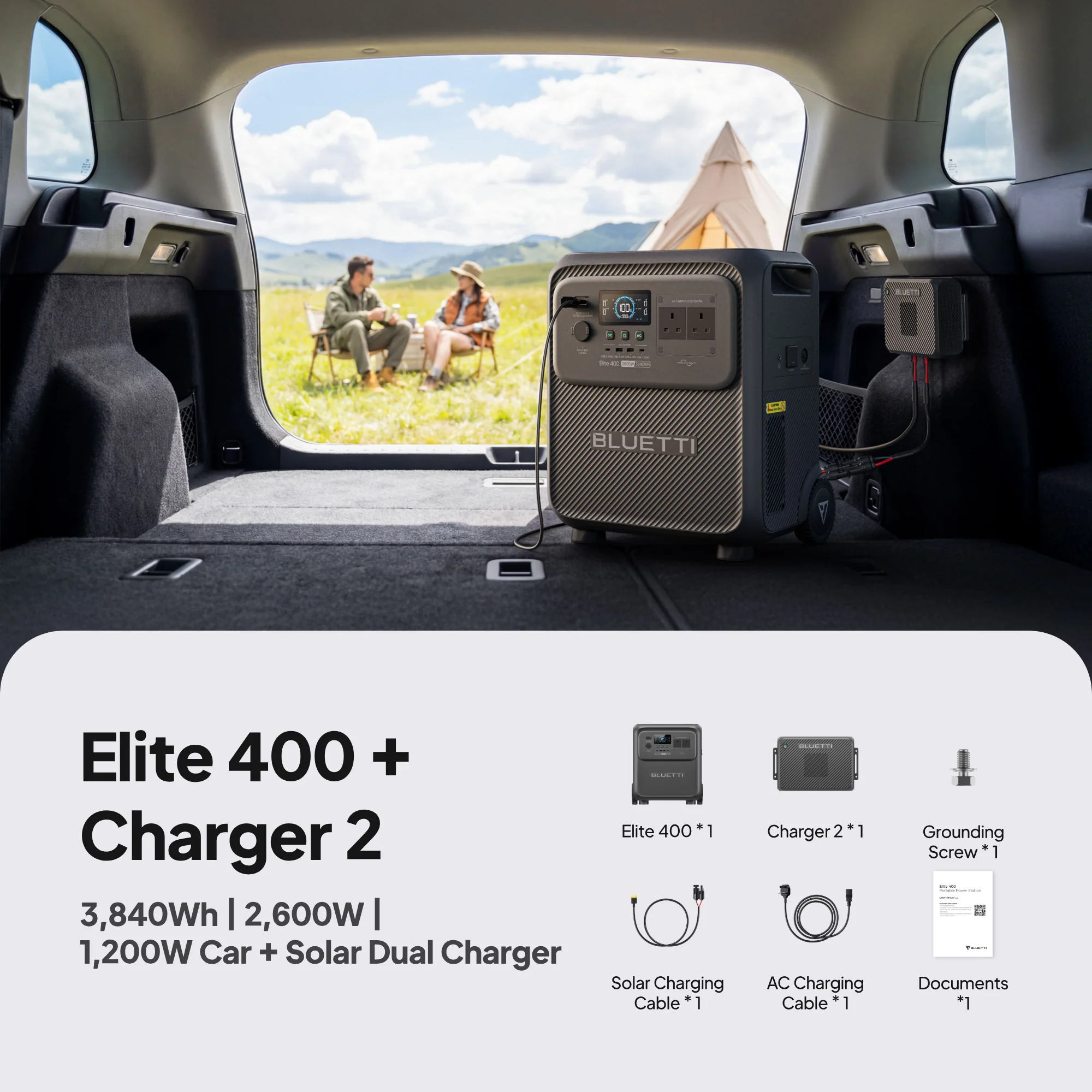 BLUETTI Elite 400 Portable Power Station | 2,600 W, 3,840 Wh - Image 20